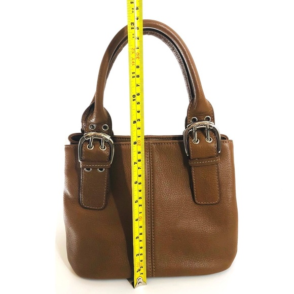 Tignanello Brown Leather Perfect 10 French Tote - Picture 10 of 13